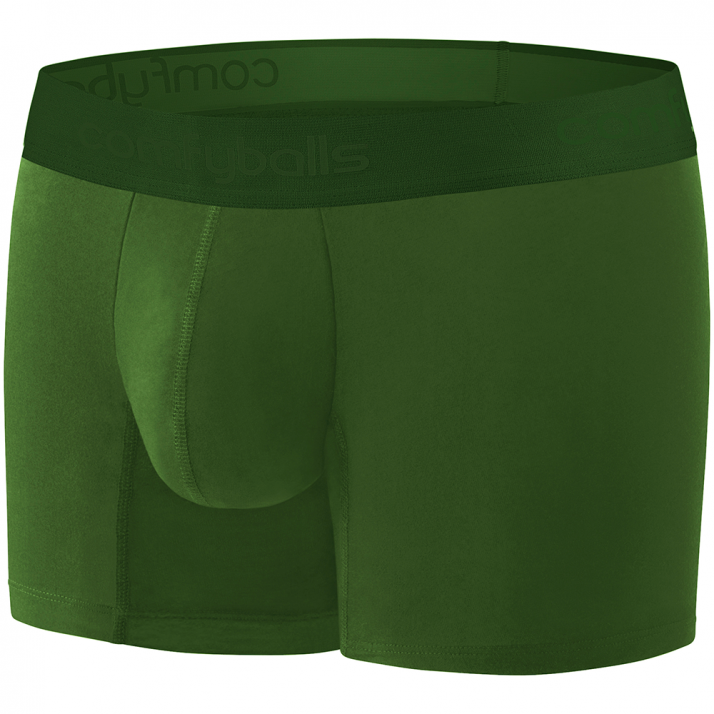 Comfyballs Wood Long Olive Boxers