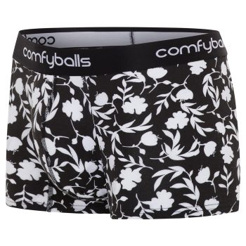 Comfyballs Cotton Regular Mono Floral Boxer Side
