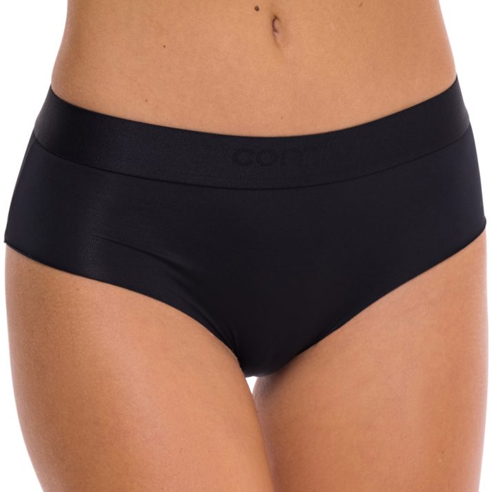 Comfy Womens Performance Hipster Ghost Black